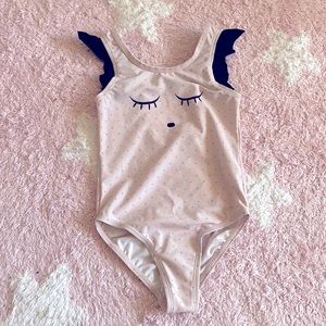 Livly girls pastel pink with light grey polka dots and black details size 3 T